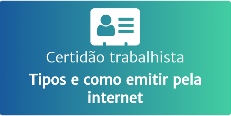 Certidão trabalhista